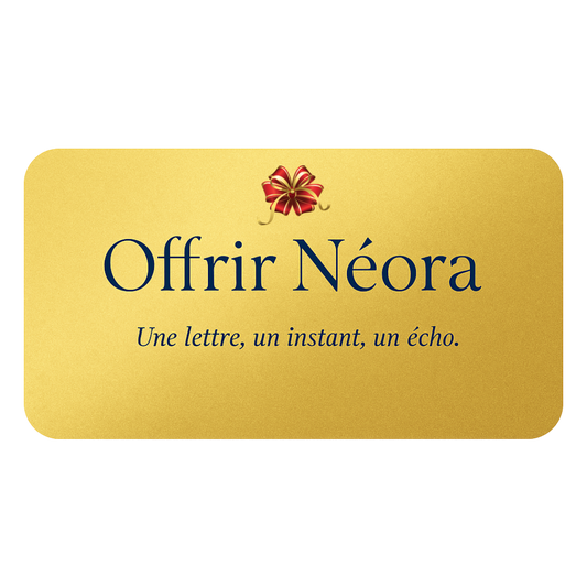 Carte Cadeau Néora - Offrir une lettre du coeur